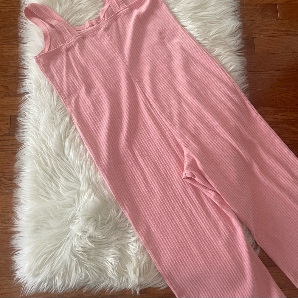Old Navy Ribbed Tank Jumper Hopeful Pink Size Medium - Picture 3 of 5